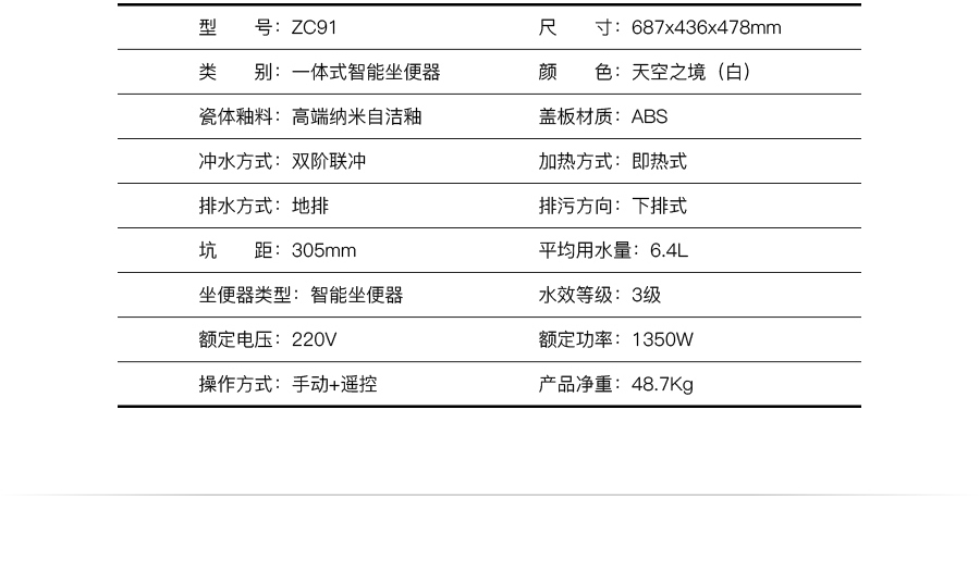 GOHGOH智能坐便,即熱式感應馬桶,一體式座便節(jié)水防臭馬桶ZC91